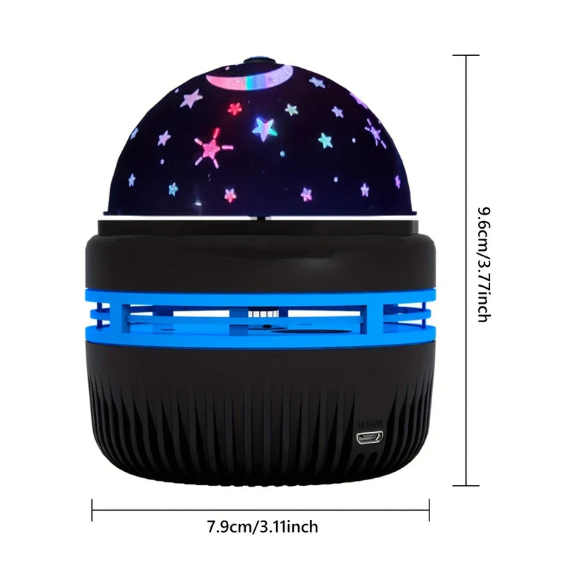 Rotating Crystal Magic Ball Disco Light Projector
