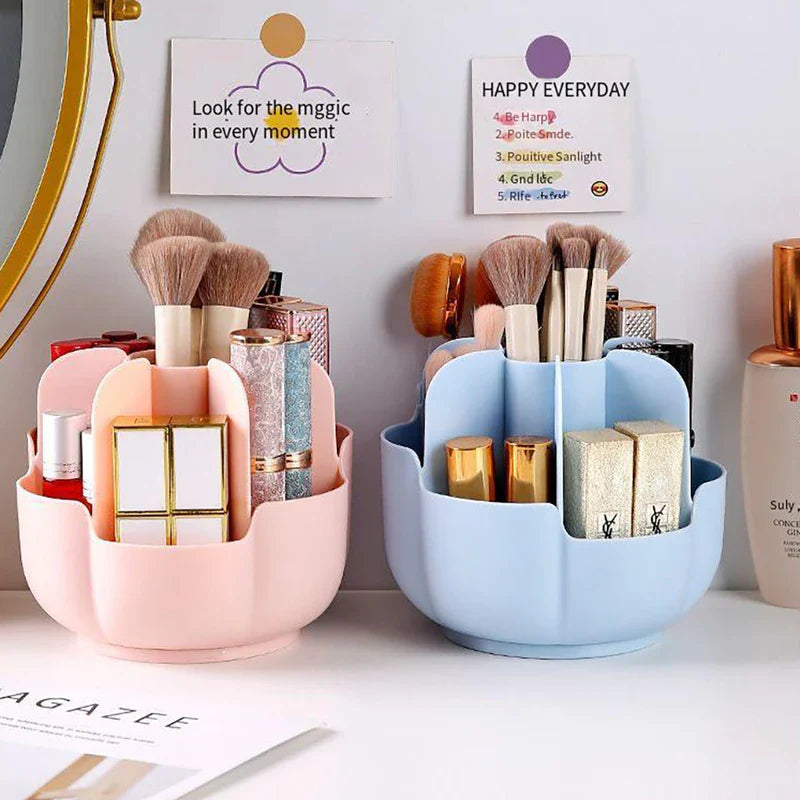 Rotating Makeup Brush Holder Organizer