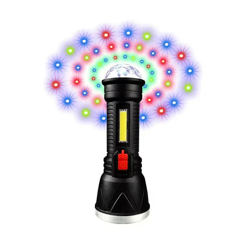 Rotating Sound Activated Rgb Led Stage Effect Lamp