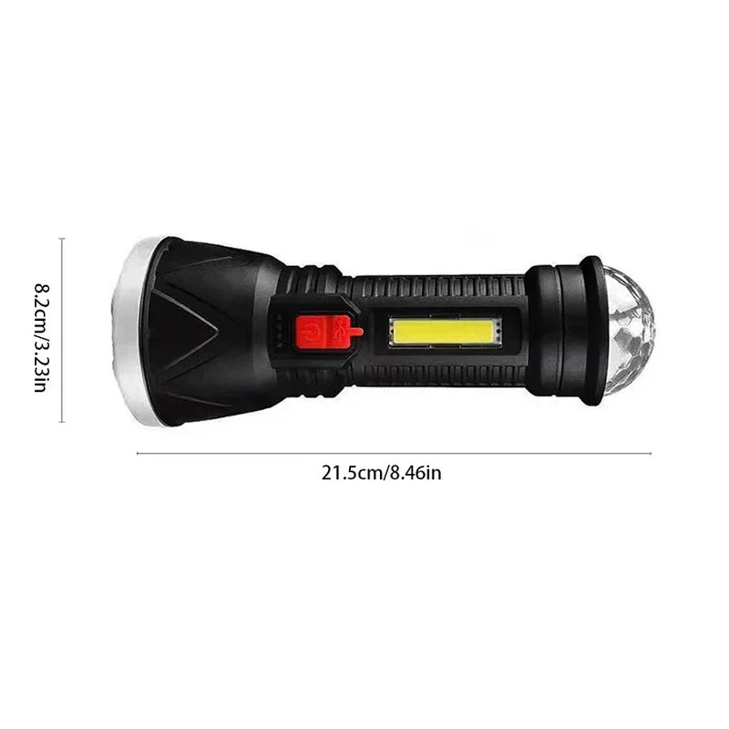 Rotating Sound Activated Rgb Led Stage Effect Lamp