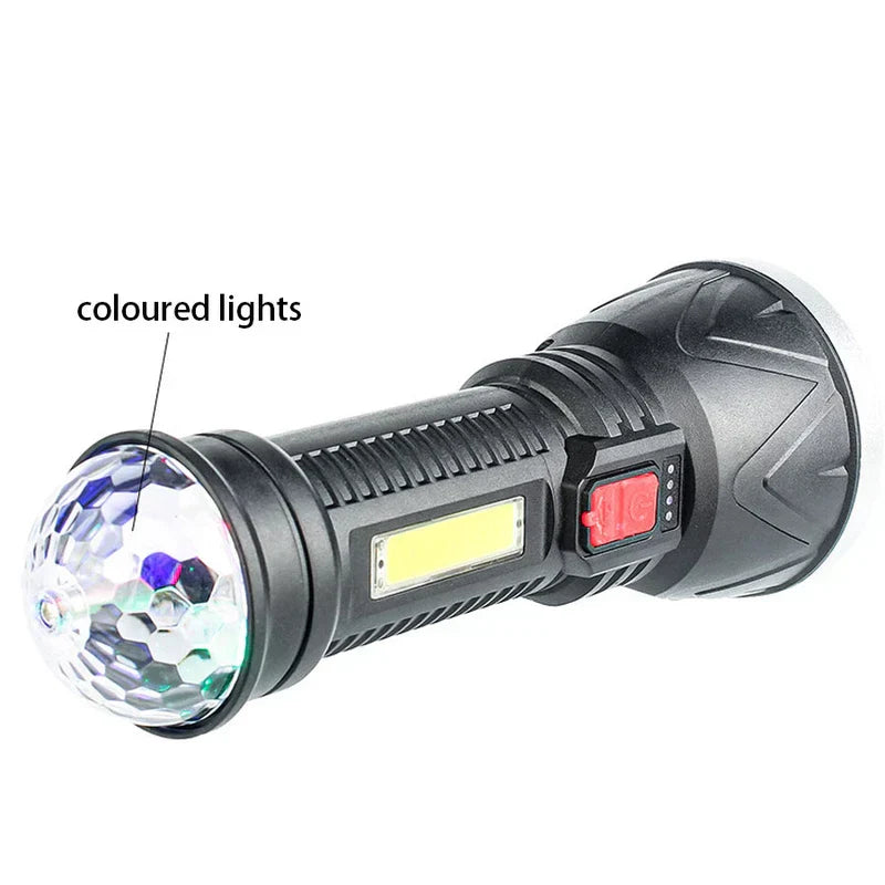 Rotating Sound Activated Rgb Led Stage Effect Lamp
