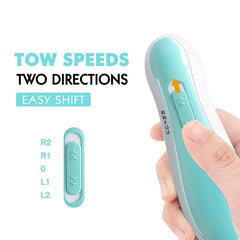 Safe Baby Electric Nail Trimmer File Kit Manicure