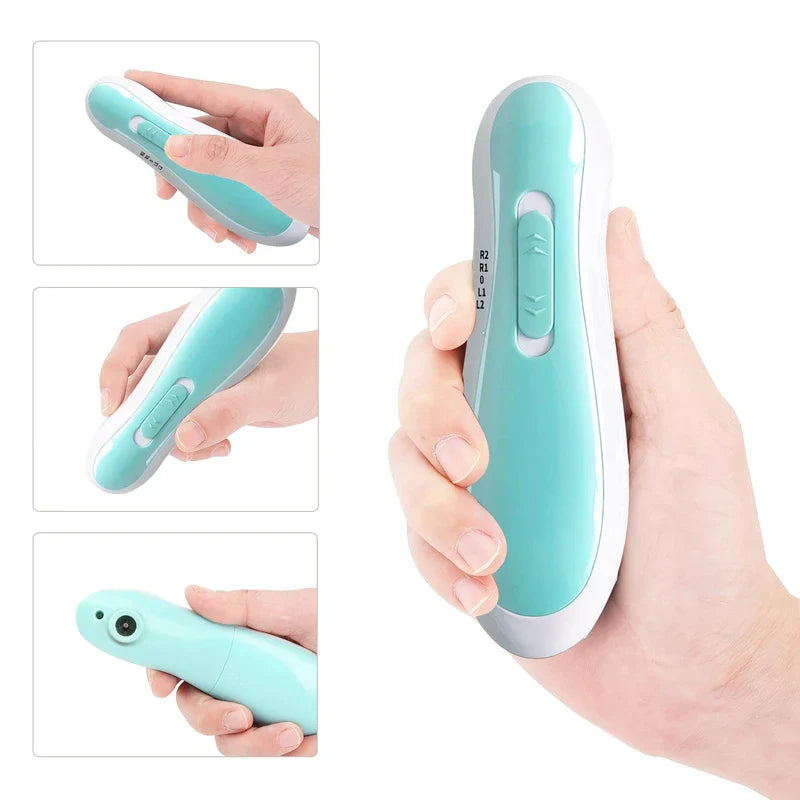 Safe Baby Electric Nail Trimmer File Kit Manicure