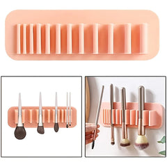 Silicone Adhesive Mirror Mount Makeup Brush Holder