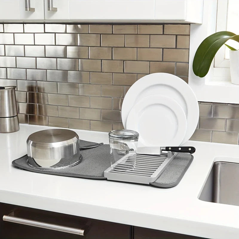 Silicone Dish Drying Mat Kitchen Counter Protector