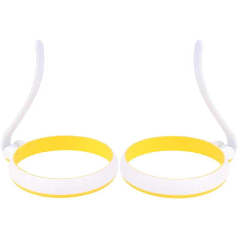 Silicone Fried Egg Pancake Ring Molds (4 Pack)