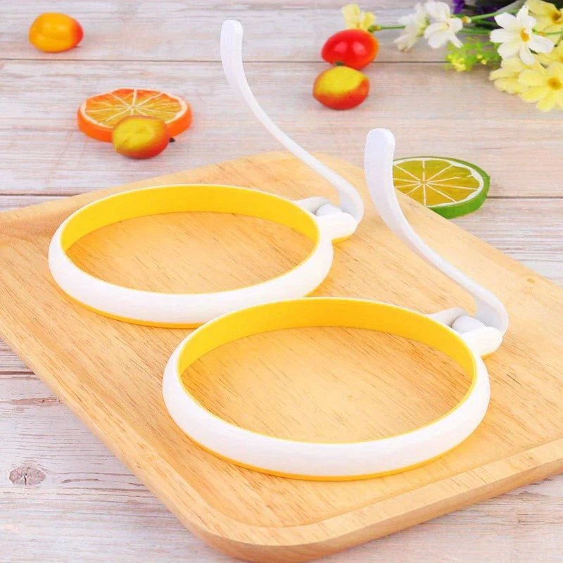 Silicone Fried Egg Pancake Ring Molds (4 Pack)