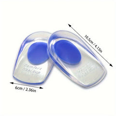Silicone Gel Heel Cups Pads for Plantar Fasciitis