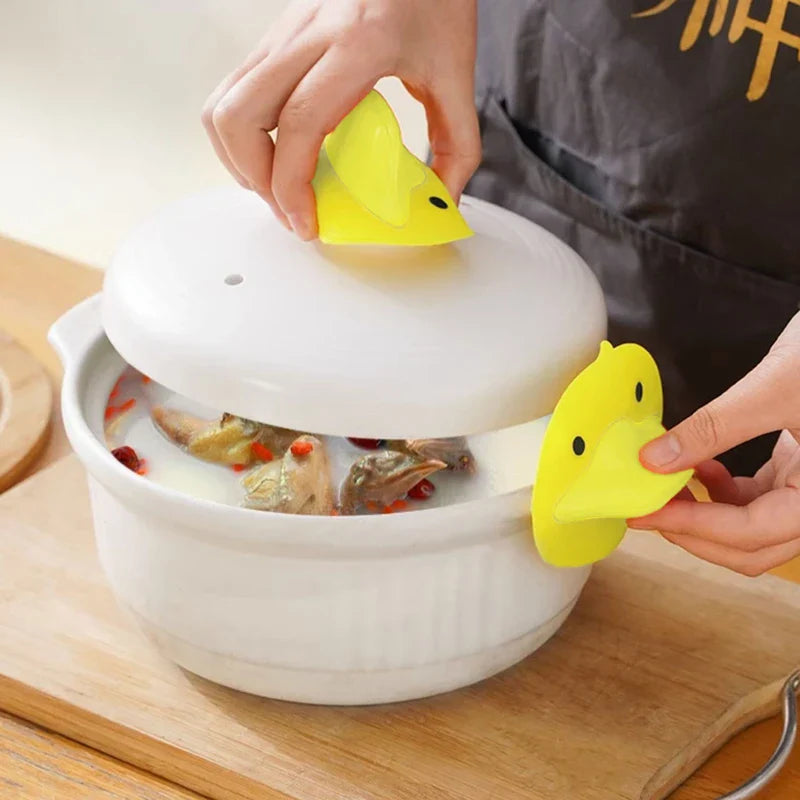 Silicone Pot Clip Handle Holder Grip