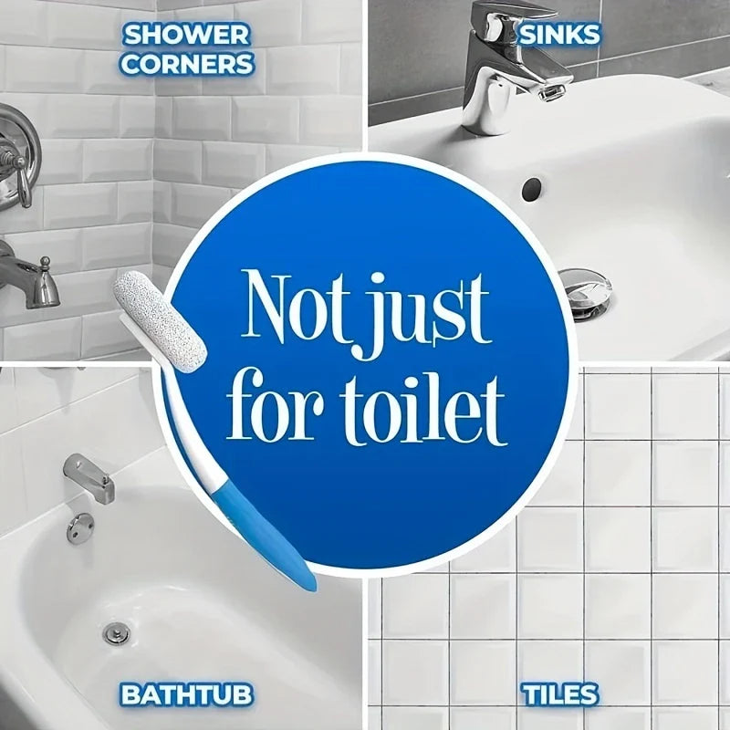 Silicone Toilet Brush and Holder Set Wall Mount