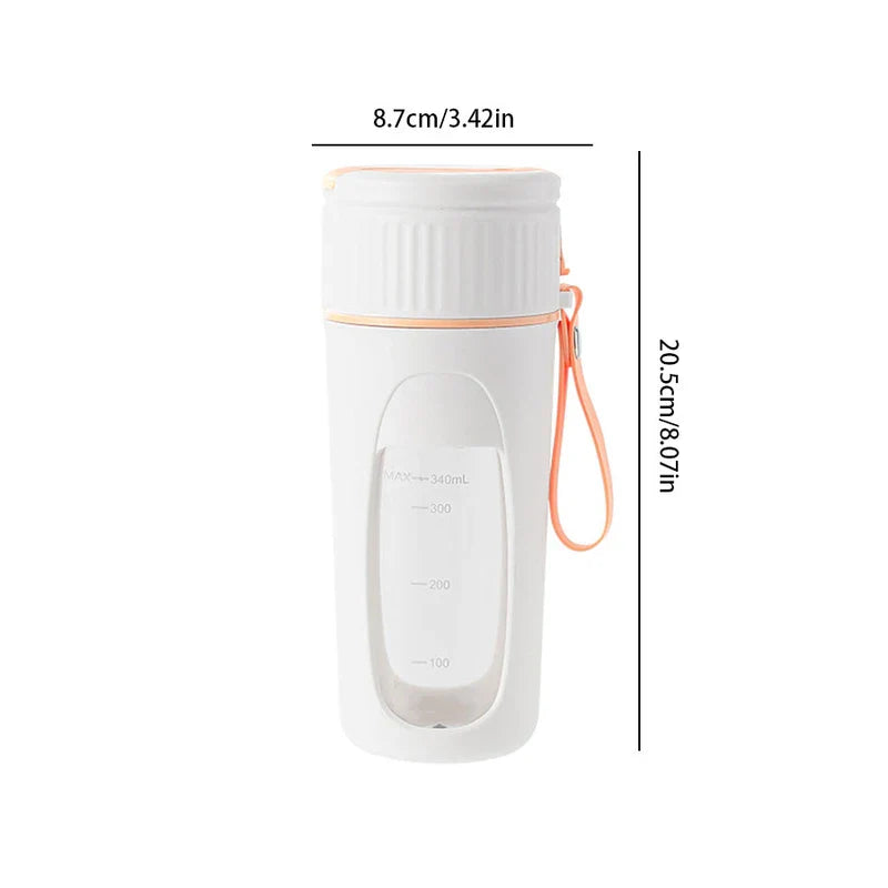 Single Serving Drink Mixer Smoothie Travel Cup