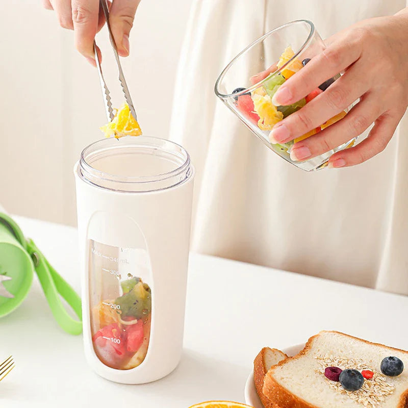 Single Serving Drink Mixer Smoothie Travel Cup
