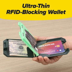 Slim Card Holder Wallet Rfid Blocking Minimalist