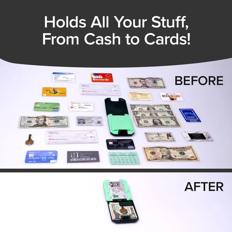 Slim Card Holder Wallet Rfid Blocking Minimalist