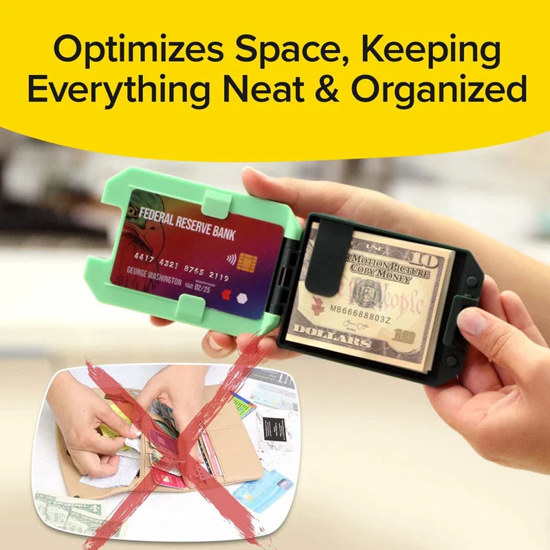 Slim Card Holder Wallet Rfid Blocking Minimalist