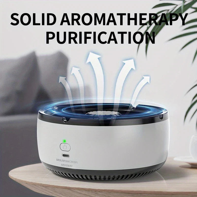 Smokeless Ashtray with Air Purifier Filter