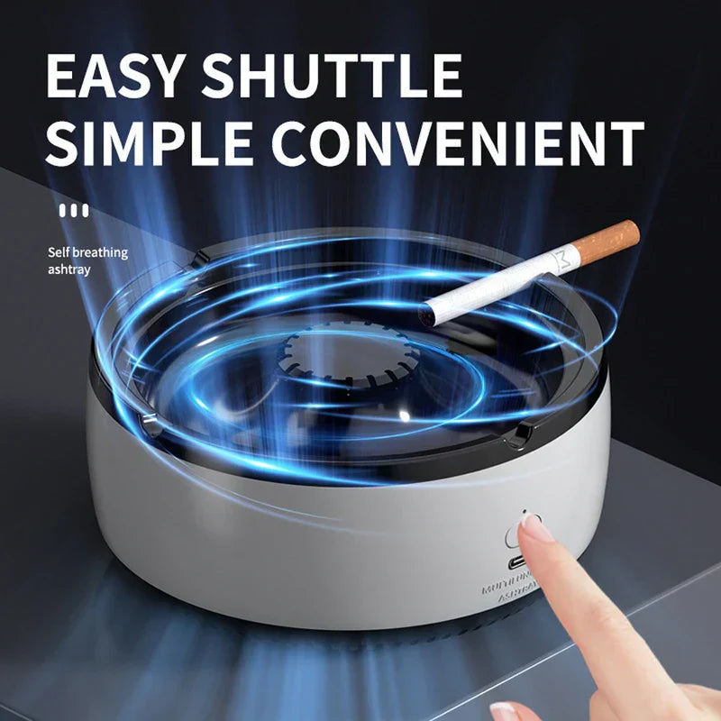 Smokeless Ashtray with Air Purifier Filter
