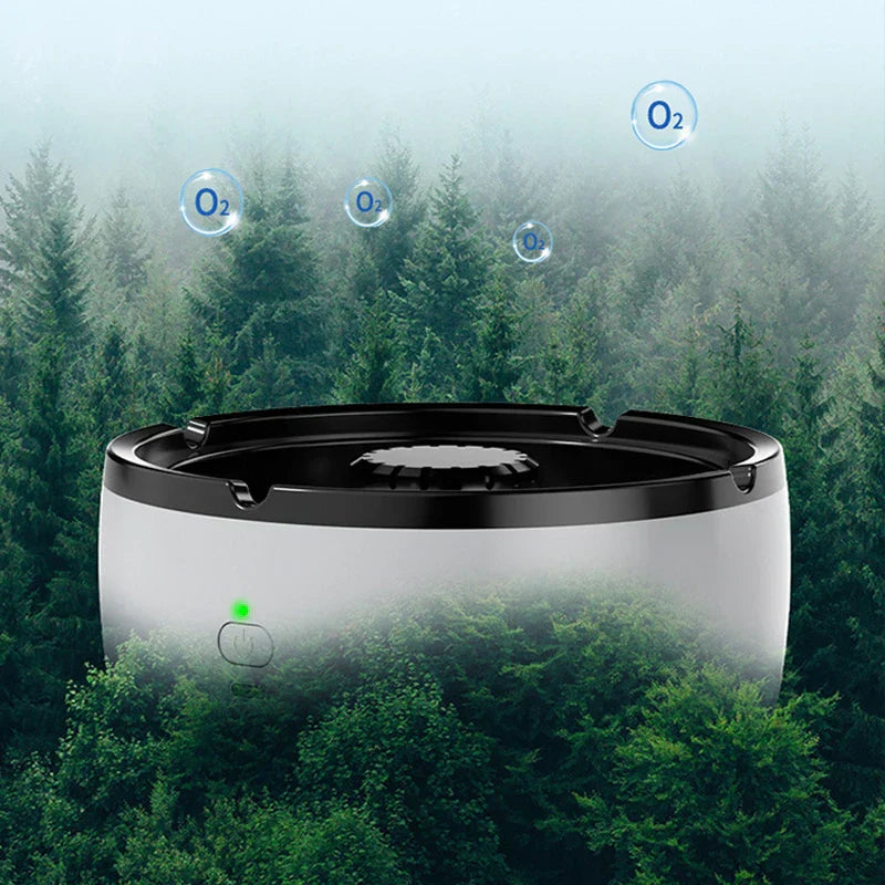 Smokeless Ashtray with Air Purifier Filter