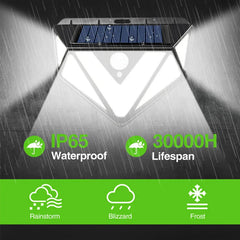 Solar Car Body Motion Sensor Light Warning