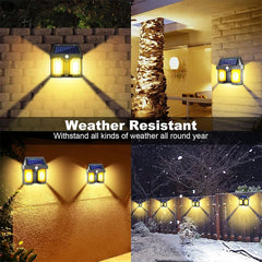 Solar Motion Sensor Outdoor Wall Light