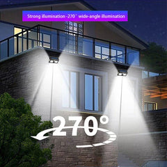 Solar Motion Sensor Outdoor Wall Light Lamp Security