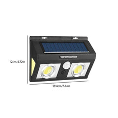 Solar Motion Sensor Outdoor Wall Light Lamp Security