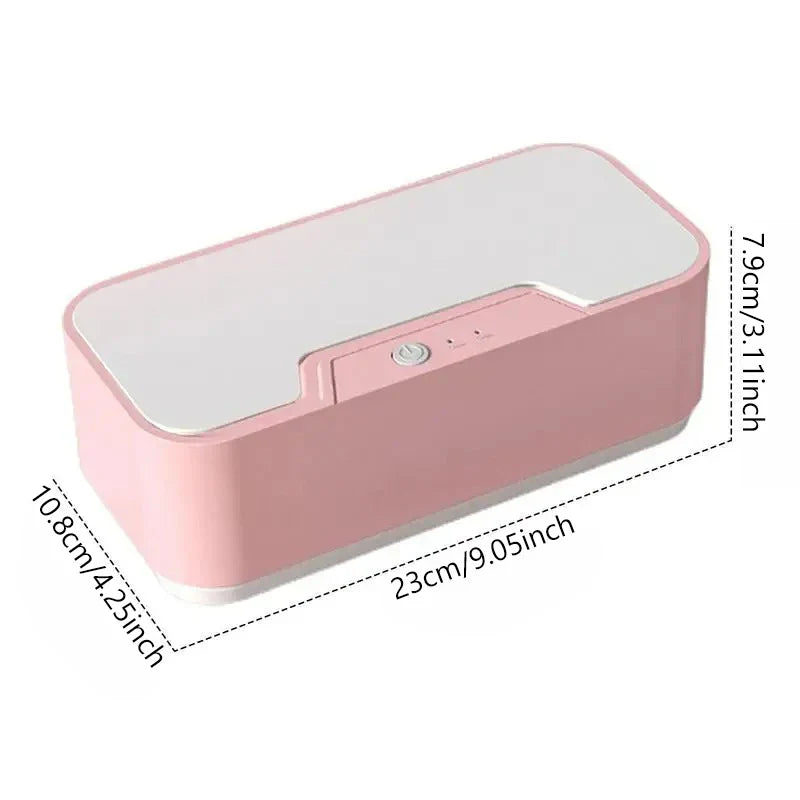 Sonic Vibration Cleaning Device For Small Items Bath