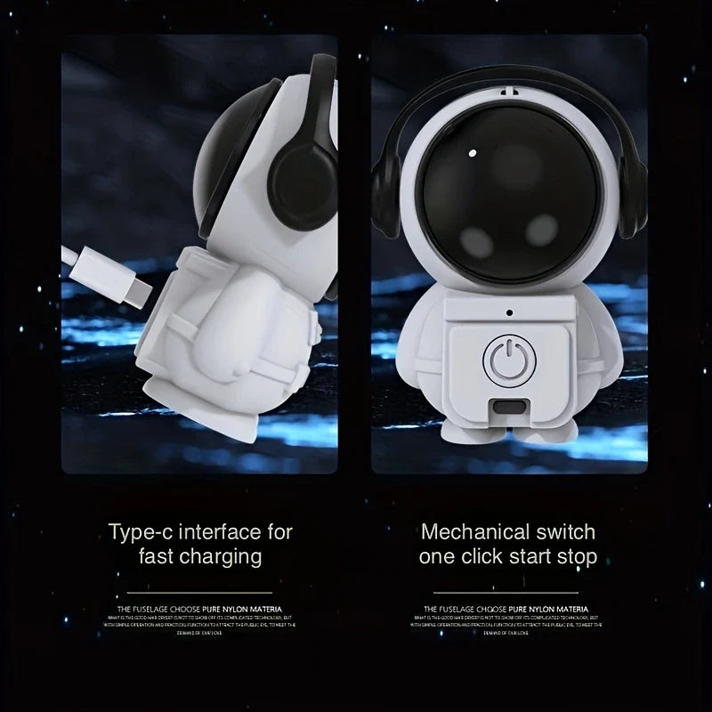 Spaceman Portable Neck Fan USB Handheld