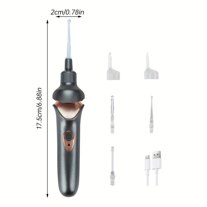 Spiral Silicone Ear Wax Removal Tool Kit