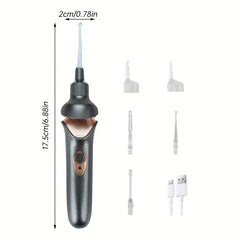 Spiral Silicone Ear Wax Removal Tool Kit