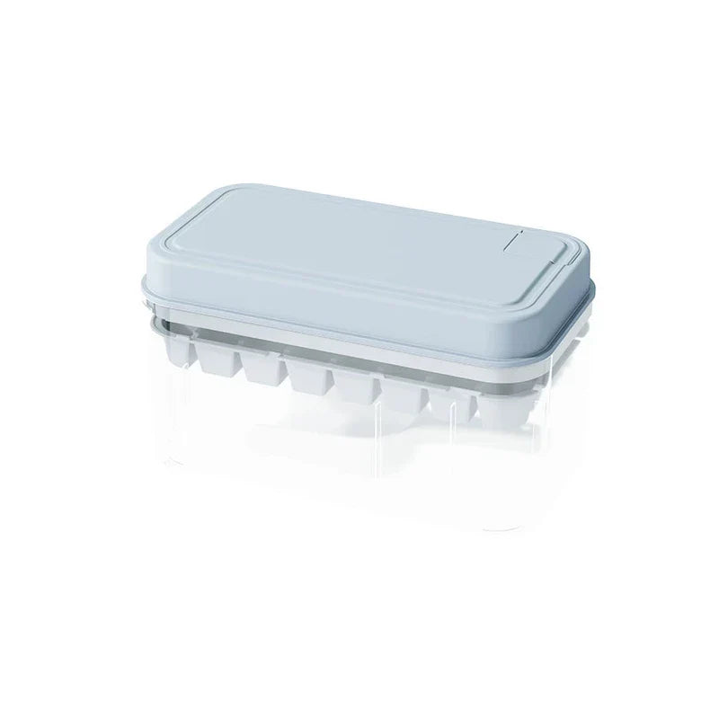 Stackable Ice Mold Bin With Lid And Scoop