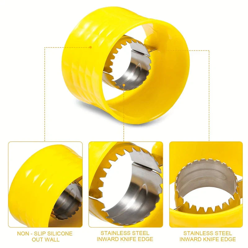 Stainless Steel Corn Cob Stripper Peeler Tool