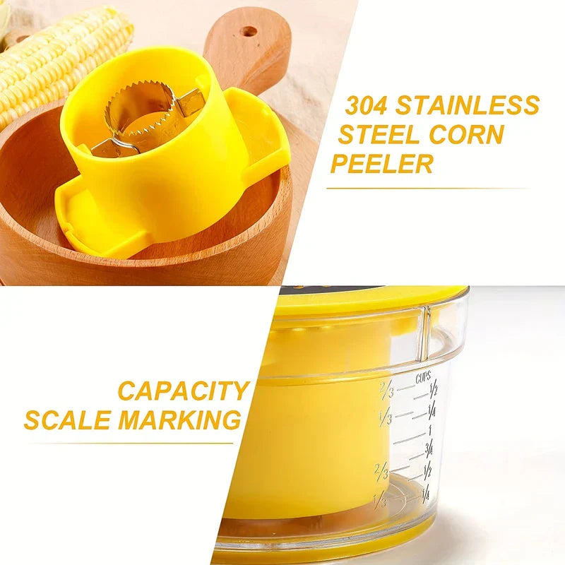 Stainless Steel Corn Cob Stripper Peeler Tool