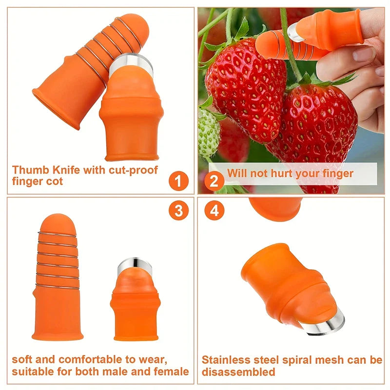 Thumb Knife Finger Protector Vegetable Cutter