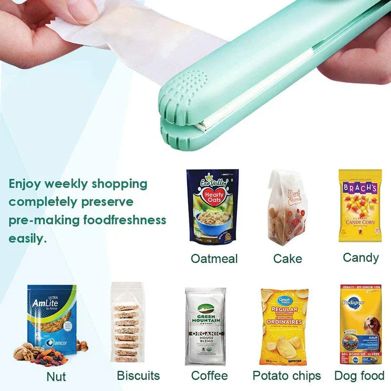 Travel Size Snack Chip Bag Closing Sealing Tool