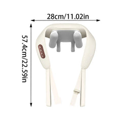 U-Shaped Shiatsu Kneading Neck Back Massager Pillow