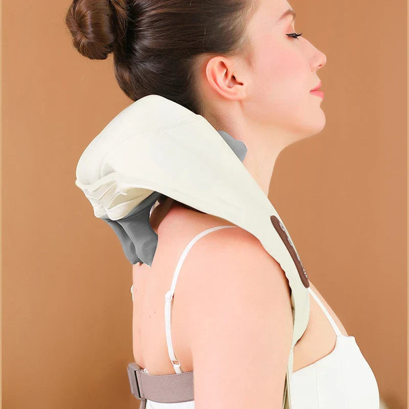 U-Shaped Shiatsu Kneading Neck Back Massager Pillow