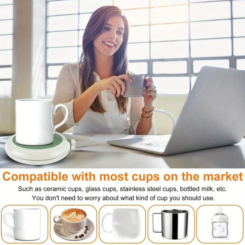 USB Electric Coffee Mug Warmer Plate for Desk