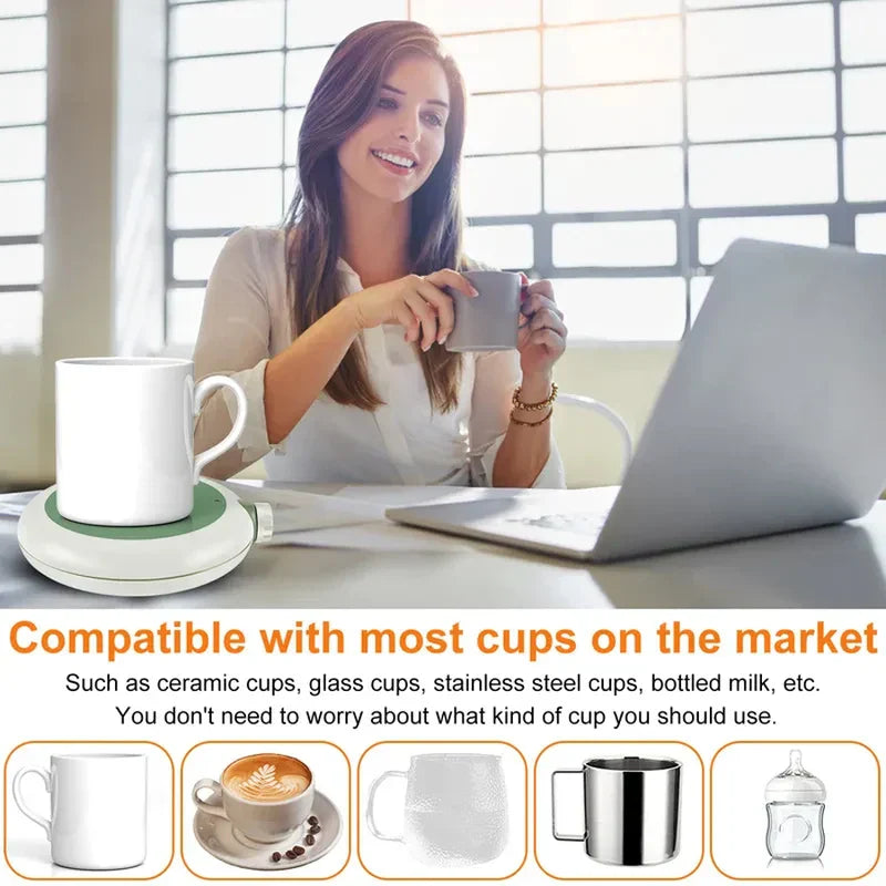 Usb Mug Warmer Coaster With Stirring
