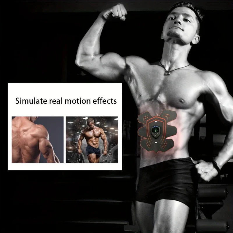 USB Rechargeable EMS Abdominal Toning Belt Trainer