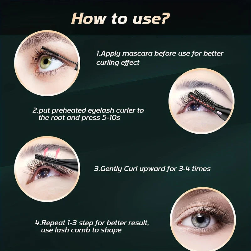USB Rechargeable Heated Eyelash Curler