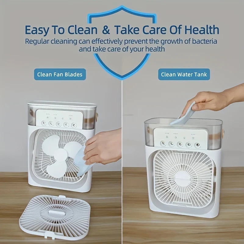 USB Rechargeable Personal Air Cooler Fan