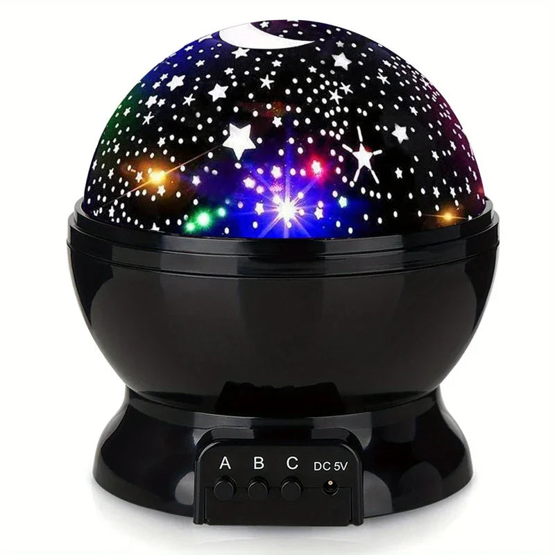 USB Rotating Star Projector LED Night Light