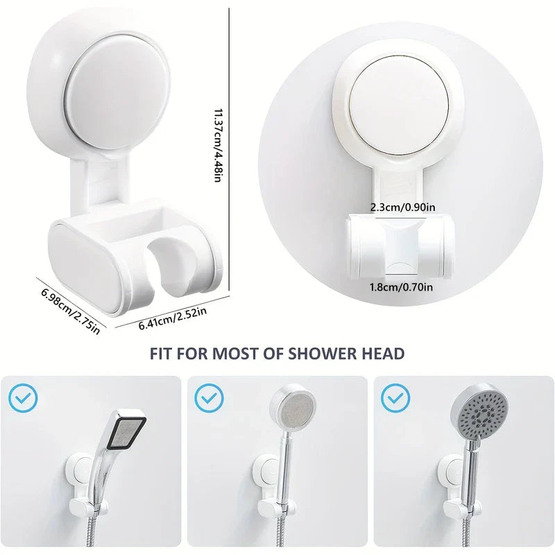 Universal Adjustable Punch Free Shower Head Holder