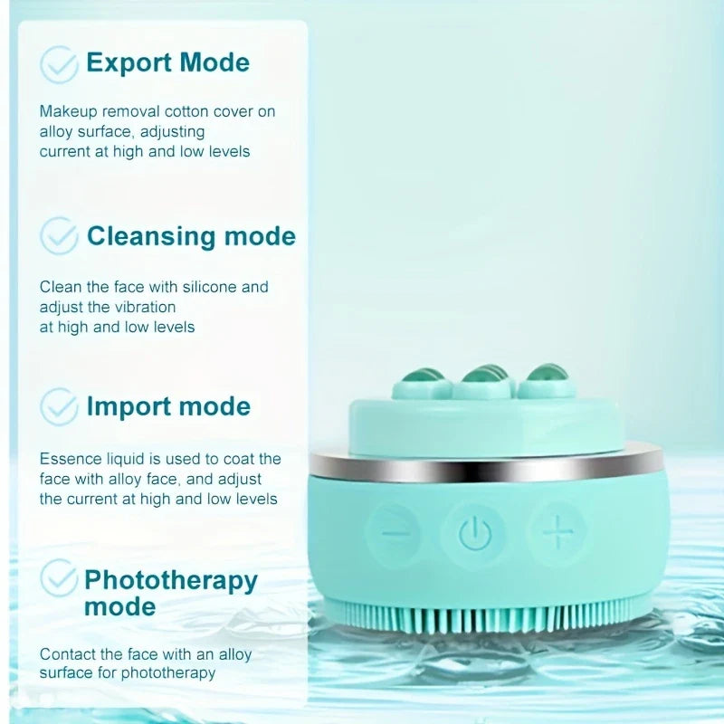 Vibrating Facial Brush with Graphene Heat USB
