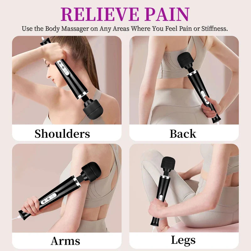 Vibrating Massage Stick Wand Roller Deep Tissue