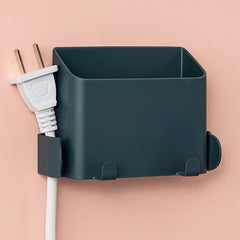Wall Mount Adhesive Phone Holder Storage Box Remote