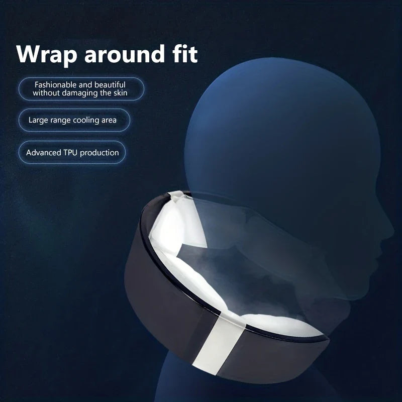 Wearable Cooling Neck Ring Tube Reusable Ice Pack