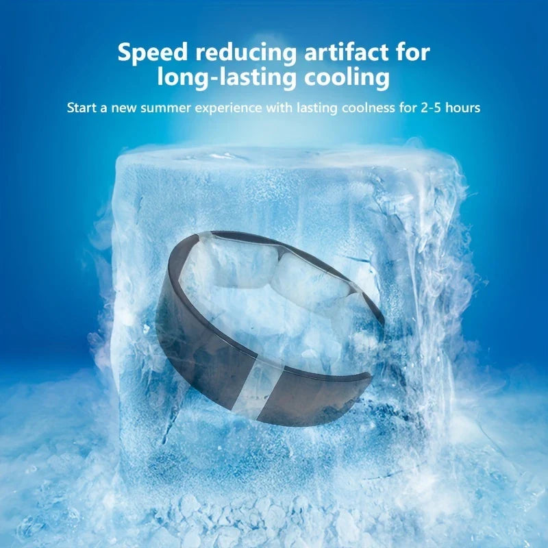 Wearable Cooling Neck Ring Tube Reusable Ice Pack