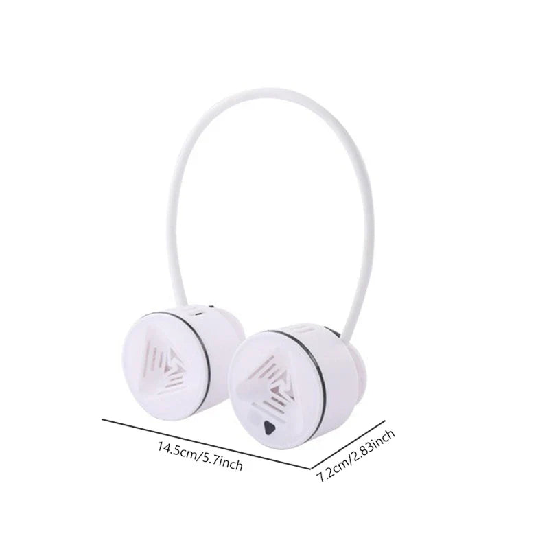 Wearable Neck Waist Clip Fan Usb